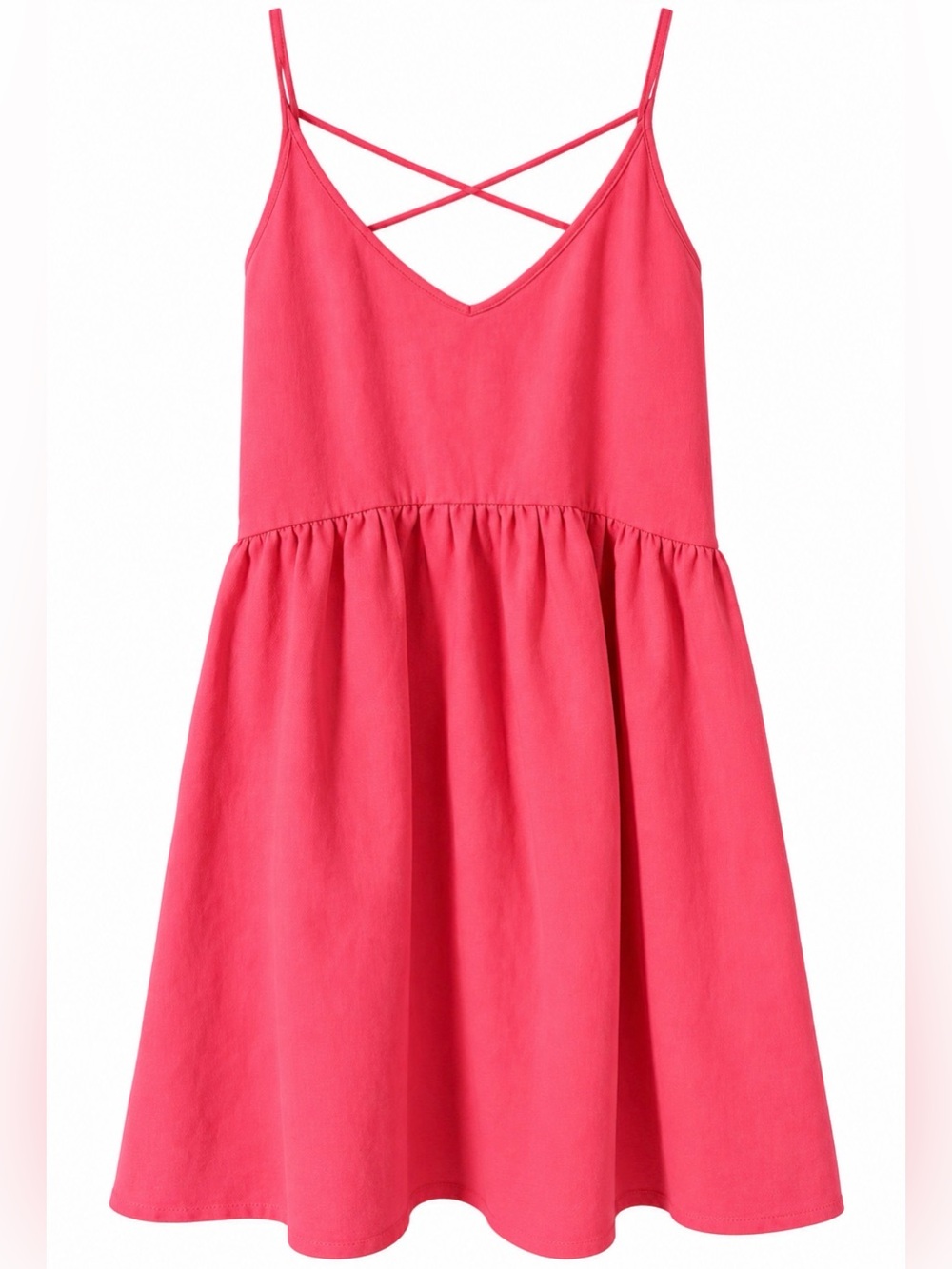 Wild Fable Pink Crisscross Strap Sleeveless Flowy Fit Dress Women’s Size Large